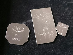 プラチナ製品 画像 Pt999 プラチナ板材