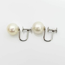 プラチナ製品 画像 Pt850 イヤリング パール