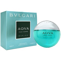香水 画像 ブルガリ BVLGARI アクアプールオム マリン オードトワレ 50ml 新品