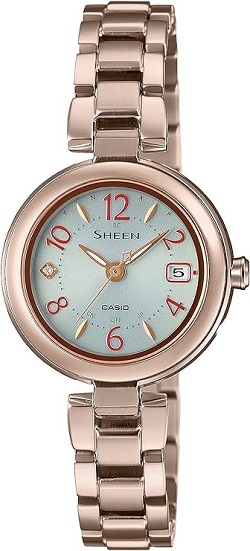 時計 画像 腕時計 レディース カシオ CASIO シーン SHEEN 　ソーラー ゴールド 美品