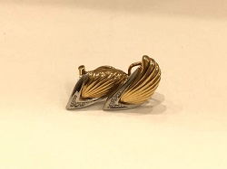 プラチナ製品 画像 Pt800 K18 コンビ イヤリング