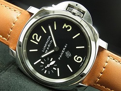 時計 画像 腕時計 メンズ パネライ PANERAI ルミノールマリーナ ロゴ アッチャイオ 美品