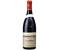 お酒 画像 シャトーヌフ デュ パプ レ カイユ アンドレ ブルネル 赤ワイン 750ml 未開封品
