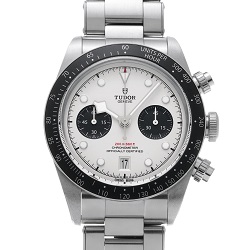 時計 画像 腕時計 メンズ チューダー チュードル TUDOR ブラックベイ クロノ オパライン ブラック 美品