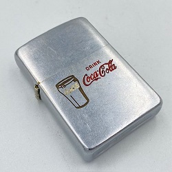 ブランド品 画像 ジッポ ZIPPO ライター ヴィンテージ コカコーラ ロゴ 1955-1956年