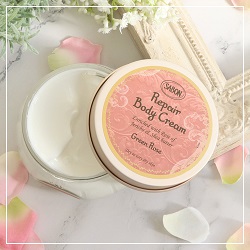 化粧品コスメ 画像 ボディクリーム サボン SABON リペアボディクリーム グリーンローズ 200ml 新品
