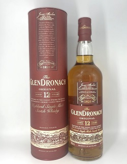 お酒 画像 グレンドロナック 12年 シェリー樽熟成 スコッチウイスキー 700ml 未開封品 筒入り