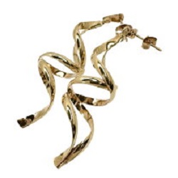 金製品 画像 K9 9金 デザインピアス