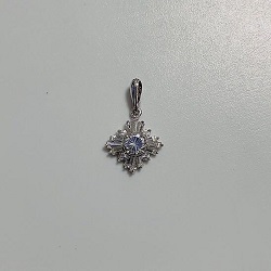 プラチナ製品 画像 Pt650 ペンダントトップ キュービックジルコニア