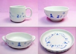 食器 画像 ノリタケ Noritake 子ども食器セット ライトステップ ブルー プリマデュラ