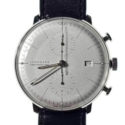 時計 画像 腕時計 メンズ ユンハンス JUNGHANS マックスピル クロノスコープ 美品