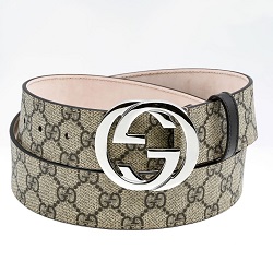 ブランド品 画像 グッチ GUCCI ベルト GGスプリーム インターロッキングG
