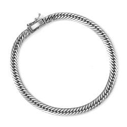 プラチナ製品 画像 Pt850 ブレスレット 喜平 8面トリプル