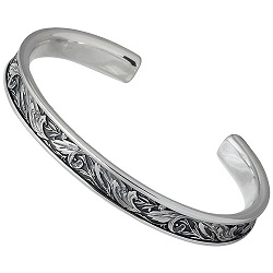 銀製品 画像 シルバー925 バングル アクアシルバー