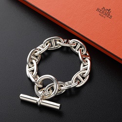 ブランド品 画像 エルメス Hermes ブレスレット シェーヌダンクル シルバー925