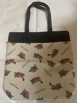バッグ 画像 エコバッグ 花柄 FAUCHON 高島屋ノベルティ 未使用品