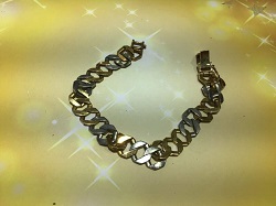 プラチナ製品 画像 Pt800 K18 コンビブレスレット
