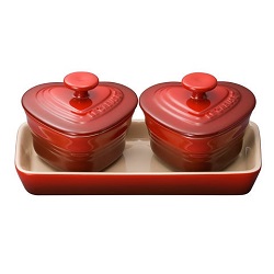 食器 画像 ルクルーゼ Le Creuset プチラムカンダムールセット チェリーレッド