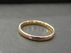 金製品 画像 K5 5金 リング 指輪 ダイヤ 210刻印