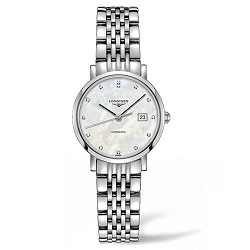 時計 画像 腕時計 レディース ロンジン LONGINES エレガント シルバー ダイヤ 美品