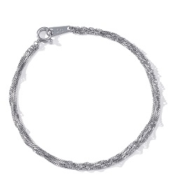 プラチナ製品 画像 Pt999 ブレスレット スクリュー 2連