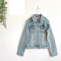 古着 画像 デニムジャケット Gジャン S.P.R Mサイズ レディース 美品
