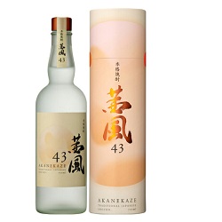 お酒 画像 茜風43 芋焼酎 700ml 未開封品 箱入り