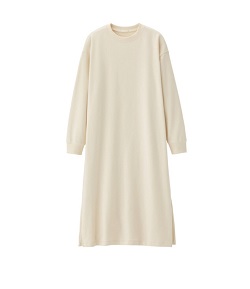 古着 画像 スウェットワンピース 白 G.U Lサイズ レディース 美品