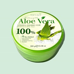 化粧品コスメ 画像 アロエベラスムージングジェル 100% TOP FACE 300g 新品