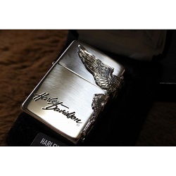 ブランド品 画像 ジッポ ZIPPO HARLEY DAVIDSON ハーレーダビッドソン サイドウイング sutarinngusiruba-