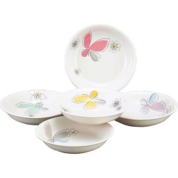 食器 画像 ハナエモリ HANAE MORI ペタル パスタカレー皿 5枚セット