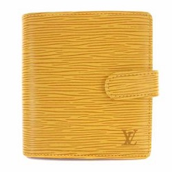 ルイヴィトン 画像 二つ折り財布 エピ イエロー ポルトピエコンパクト