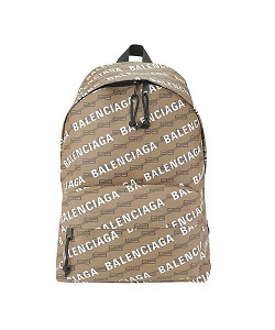 ブランド品 画像 バレンシアガ BALENCIAGA リュック ベージュ ロゴ