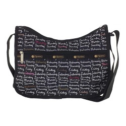 バッグ 画像 ショルダーバッグ resportsac レスポートサック 黒 英字柄 美品