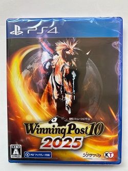 ゲームソフト 画像 Winning Post10 2025 PS4 CERO A 全年齢対象 PS5アップグレード対応 美品
