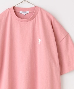 古着 画像 Tシャツ ヴィンテージピンク U.S. POLO ASSN Lサイズ レディース 美品