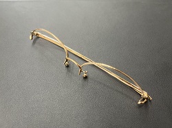 金製品 画像 K18PG 18金ピンクゴールド メガネフレーム