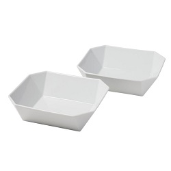 食器 画像 1616 arita japan スクエアボウル 白 ペア