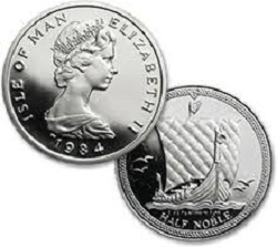 プラチナ製品 画像 Pt1000 ノーブルコイン マン島 1oz