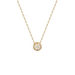金製品 画像 K7 7金 ネックレス キュービックジルコニア Canal 4℃
