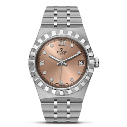 時計 画像 腕時計 レディース チューダー TUDOR チューダーロイヤル シルバー ピンク 美品