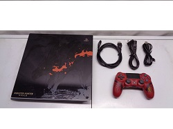 ゲーム 画像 ゲーム機本体 PS4 Pro MONSTER HUNTER :WORLD LIOLAEUS EDITION キズ有 箱なし