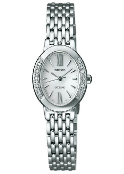 時計 画像 腕時計 レディース セイコー SEIKO ドルチェ＆エクセリーヌ ダイヤ ソーラー 美品