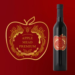お酒 画像 APPLE MEAD PREMIUM リキュール 500ml 未開封品