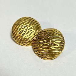 アクセサリー 画像 イヤリング 大きめ ゴールド 美品