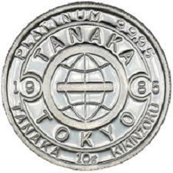 プラチナ製品 画像 Pt1000 コイン メダル 田中貴金属
