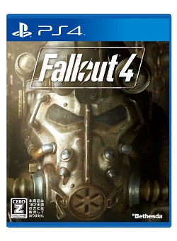 ゲームソフト 画像 Fallcut4 PS4 CERO Z 18歳以上対象 Bethesda 美品