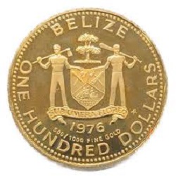金製品 画像 K12 12金 ベリーズ ベイリーズ紋章100ドル金貨