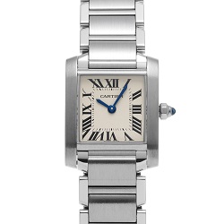 時計 画像 腕時計 レディース カルティエ Cartier タンクフランセーズSM 美品