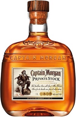 お酒 画像 キャプテンモルガン プライベートストック ラム酒 1000ml 未開封品